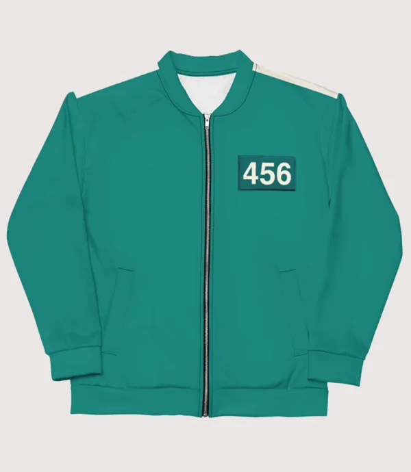 Squid Game Player 456 Jacket Green