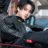 Burnin Tires Stray Kids Changbin Leather Jacket