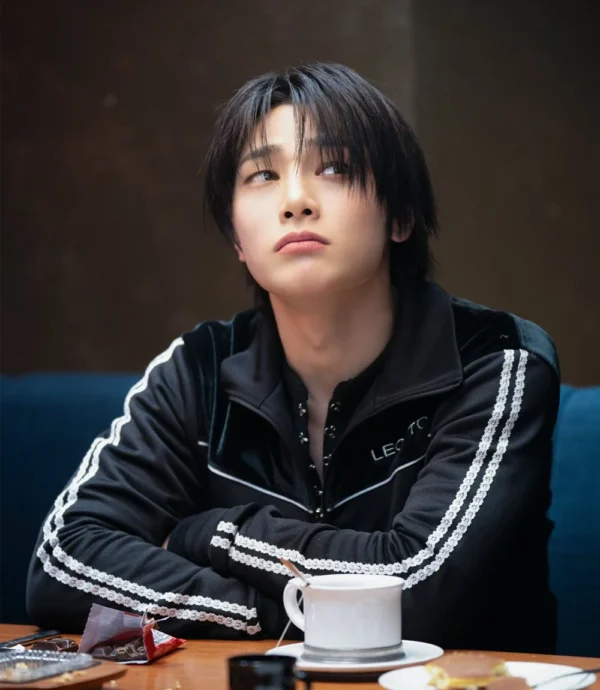 Burnin Tires Stray Kids I.N LECYTO Piping Line Track Jacket