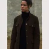 Surface S02 Gugu Mbatha-Raw Belted Jacket Brown