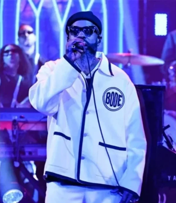 The Tonight Show Starring Jimmy Fallon Black Thought White Jacket