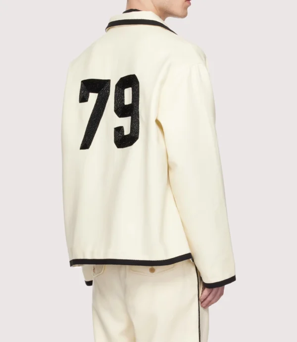 Jimmy Fallon Off-white Beaded Player Jacket