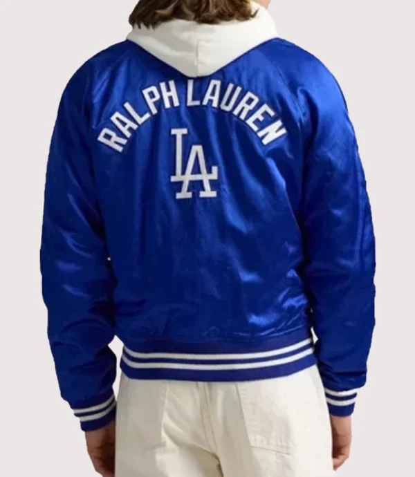 MLB Tokyo Series Polo Ralph Lauren Dodgers Satin Jacket