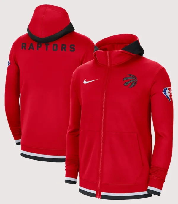 Toronto Raptors 75th Anniversary Showtime Performance Full-Zip Hoodie