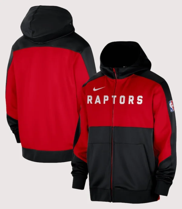 Toronto Raptors Authentic On-Court Showtime Performance Full-Zip Hoodie