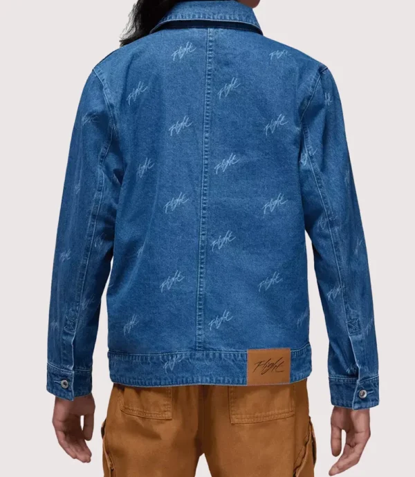 Ronaldinho Gaúcho UEFA Champions League Denim Jacket Blue