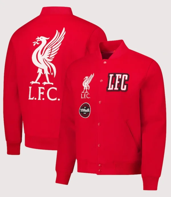Liverpool Supporter's Varsity Jacket Red