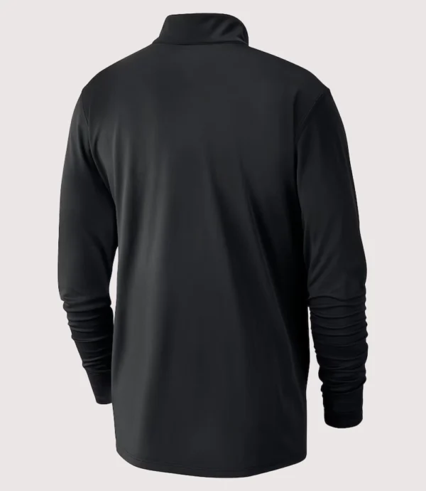 Los Angeles Lakers Coaches Half-Zip Jacket Black