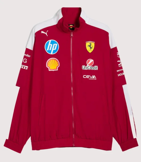 Scuderia Ferrari 2025 Drivers T7 Oversized Jacket