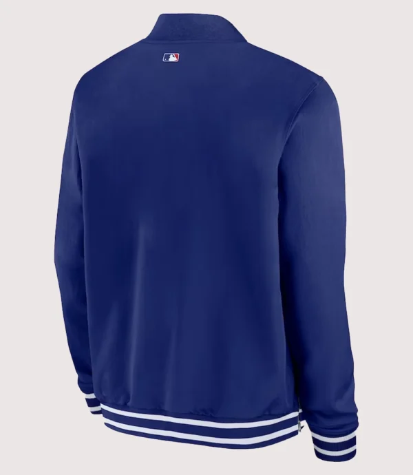 2025 Texas Rangers Full-Zip Royal Blue Bomber Jacket