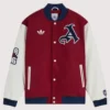 Arsenal Varsity Jacket Red And White