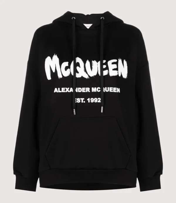 Alexander McQueen Logo-print Drawstring Hoodie