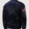 Atlanta Braves Wordmark Satin Varsity Jacket