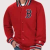 Boston Red Sox Starter Full-Snap Red Varsity Jacket