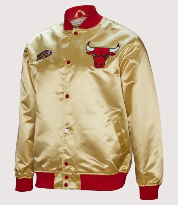 Chicago Bulls Mitchell & Ness Lightweight Satin Jacket