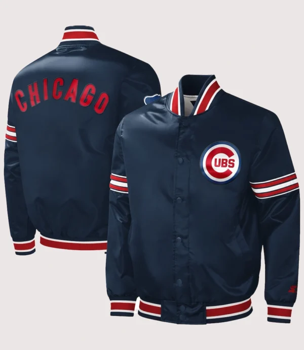 Chicago Cubs Starter Slider Varsity Jacket