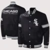 Chicago White Sox Starter Midfield Satin Full-Snap Varsity Jacket