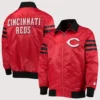Cincinnati Reds Full-Zip Starter Varsity Jacket