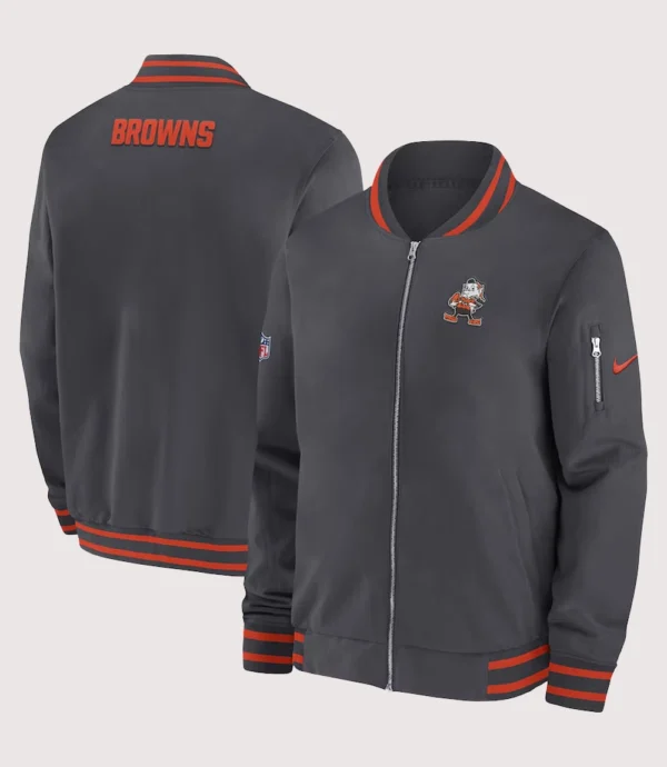 Cleveland Browns Coach Bomber Jacket Black