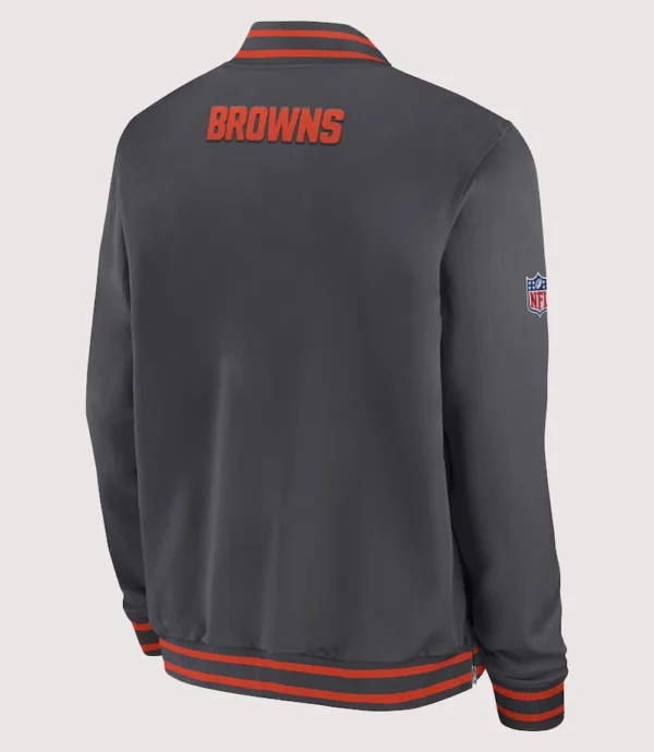 Cleveland Browns Coach Full-Zip Bomber Jacket