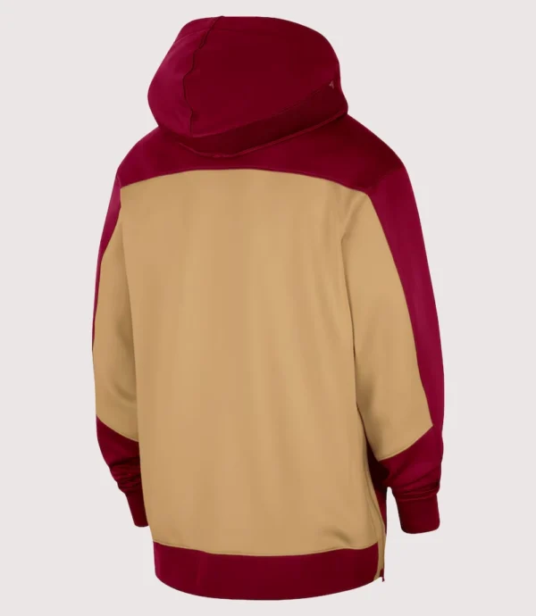 Cleveland Cavaliers Showtime Performance Full-Zip Hoodie Wine