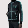 Dawn Staley LV Embellished Cotton Black Track Jacket