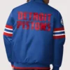 Detroit Pistons Starter Scout Satin Varsity Jacket