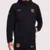 Fc Barcelona Tech Fleece Jacket Black