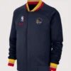 2025 Golden State Warriors Showtime Performance Varsity Jacket Navy