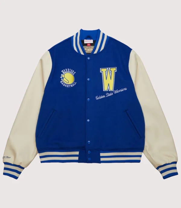 Golden State Warriors Mitchell & Ness Varsity Jacket