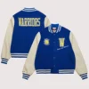 Golden State Warriors Mitchell & Ness Hardwood Classics Varsity Jacket