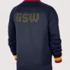Golden State Warriors 2025 City Edition Authentic Showtime Performance Full-Zip Navy Varsity Jacket