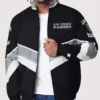 Las Vegas Raiders Starter Captain Satin Varsity Jacket