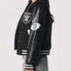 Women's Las Vegas Raiders The Wild Collective Varsity Jacket