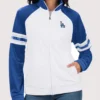 Women's Los Angeles Dodgers G-III 4Her by Carl Banks Raglan Full-Zip Track Jacket