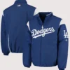 2025 Los Angeles Dodgers Majestic Royal On-Field Therma Base Thermal Full-Zip Jacket