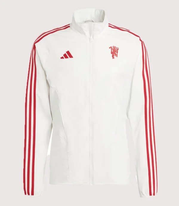 Manchester United adidas European White Anthem Jacket