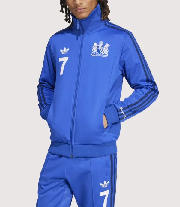 Manchester United x George Best Originals Lifestyler Full-Zip Blue Track Top Jacket