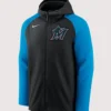 Miami Marlins Player Performance Full-Zip Hoodie