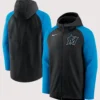 Miami Marlins Player Performance Full-Zip Hoodie Black And Blue