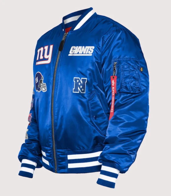 New York Giants New Era x Alpha Industries Bomber Jacket