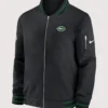 New York Jets Coaches Black Bomber Jacket