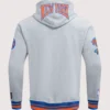 New York Knicks Crest Emblem Hoodie Grey