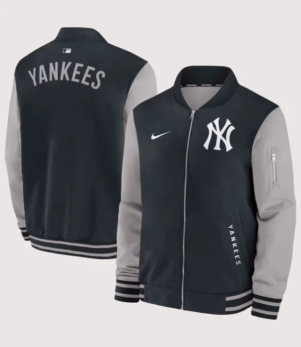 New York Yankees Authentic Collection Dugout Full-Zip Bomber Jacket