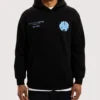 Newcastle United NUFC Retro Crest Black Hoodie