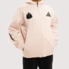 2025 Newcastle United Z.N.E. Full Zip Pink Fleece Hoodie