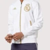 Real Madrid C.F. Lunar New Year Football White Bomber Jacket