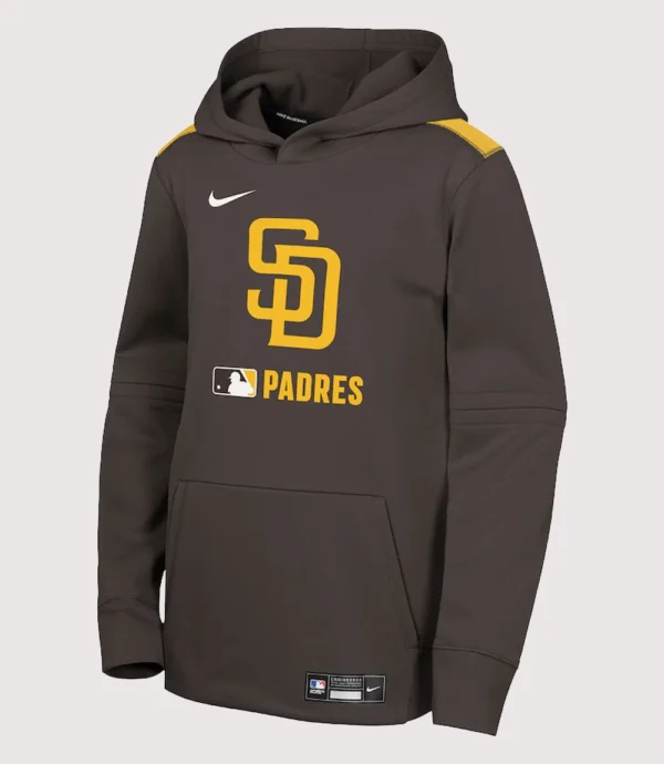 San Diego Padres Hoodie Brown