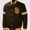 San Diego Padres Full-Snap Starter Varsity Jacket