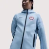Team USA Tech Fleece Windrunner Full-Zip White Hoodie